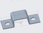 基于XML知識重用的壓板零件沖壓工藝及模具設(shè)計【固定座】【三維PROE工件】【7張圖紙】