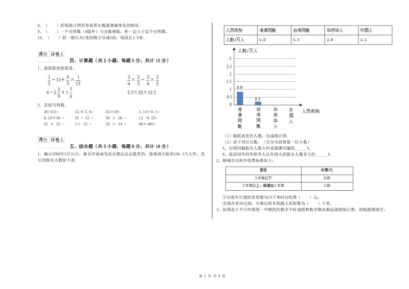 实验小学小升初数学能力测试试题D卷 人教版（附解析）.doc_第2页