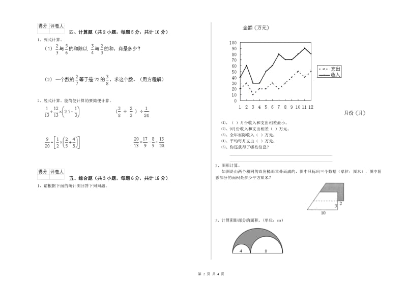 山西省2019年小升初数学全真模拟考试试题B卷 附解析.doc_第2页