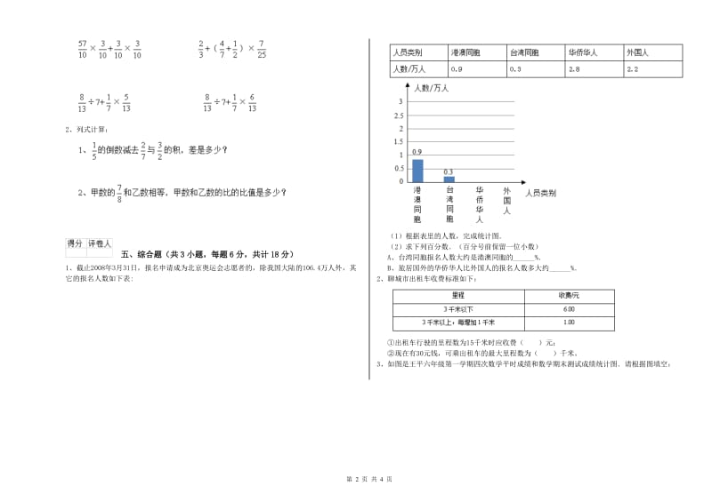 实验小学小升初数学综合练习试题 苏教版（含答案）.doc_第2页