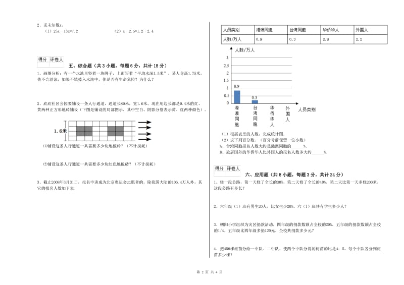 广东省2019年小升初数学过关检测试题A卷 含答案.doc_第2页