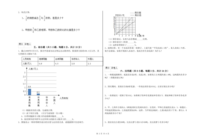 实验小学小升初数学综合练习试题D卷 西南师大版（附答案）.doc_第2页