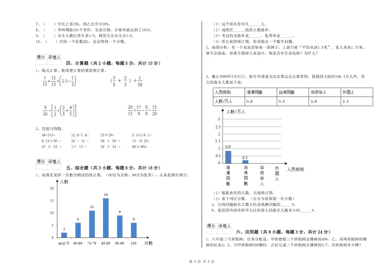 广西2020年小升初数学过关检测试题D卷 附答案.doc_第2页