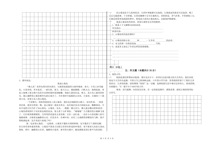 武汉市重点小学小升初语文过关检测试题 附解析.doc_第3页