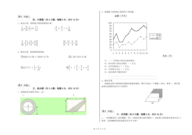 山东省2020年小升初数学能力提升试题D卷 附解析.doc_第2页