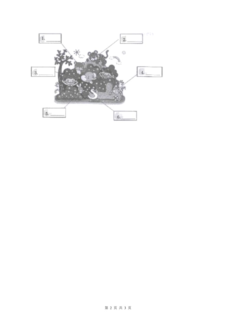 外研版（一起点）小学英语二年级上册Module 1 Unit 2同步练习3C卷.doc_第2页