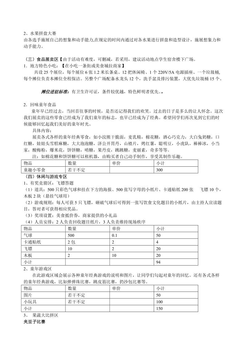 校园美食节活动方案_第3页