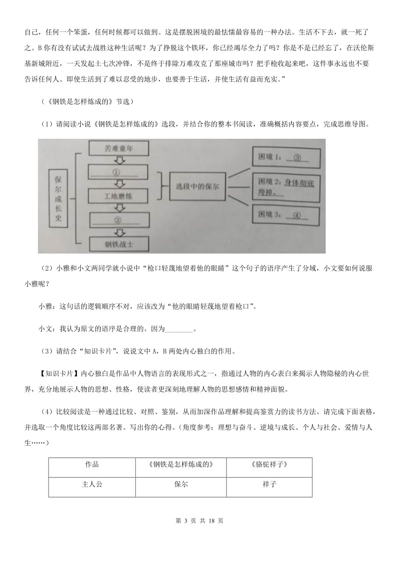 新人教版2019-2020学年八年级下学期语文素质教育交流研讨试卷C卷.doc_第3页