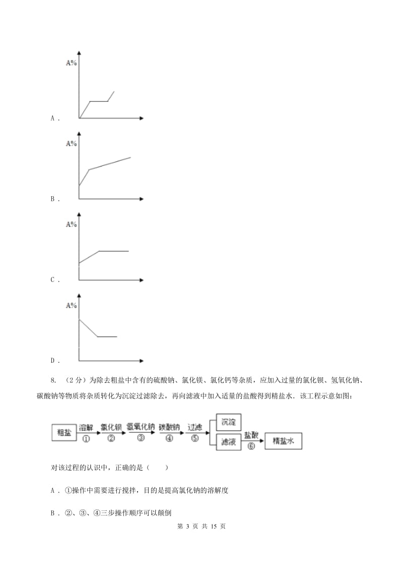 新人教版2020年中考化学备考专题十二：盐、化肥B卷.doc_第3页