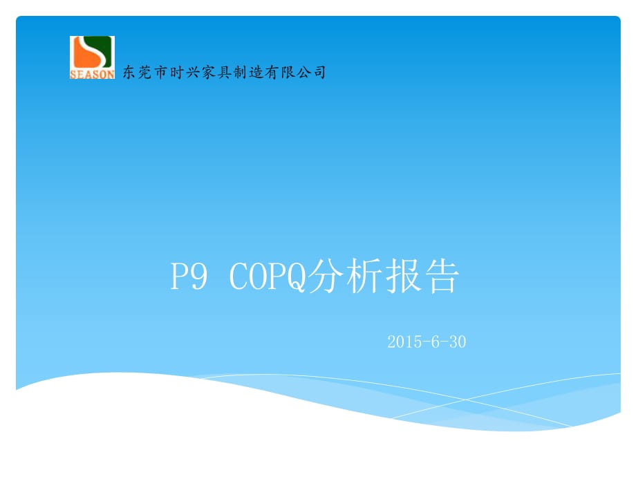 COPQ分析报告模板.ppt_第1页