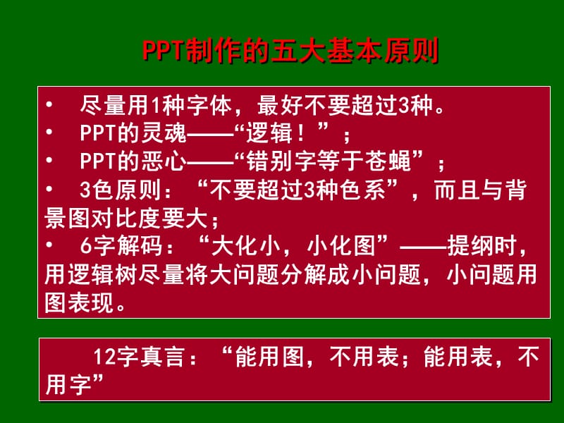 PPT制作的五大基本原则.ppt_第1页