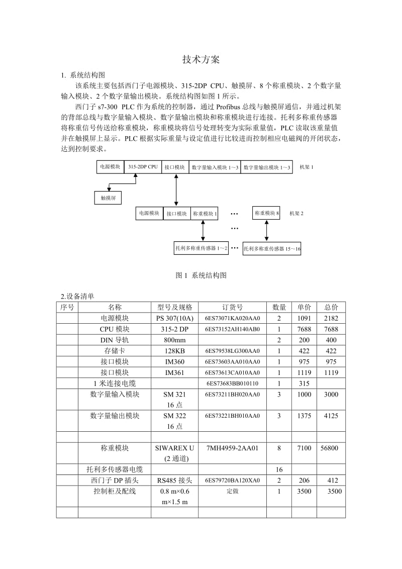 《称重模块方案》word版.doc_第1页