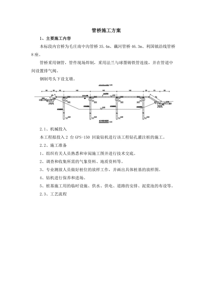 《管桥施工方案》word版.docx_第1页