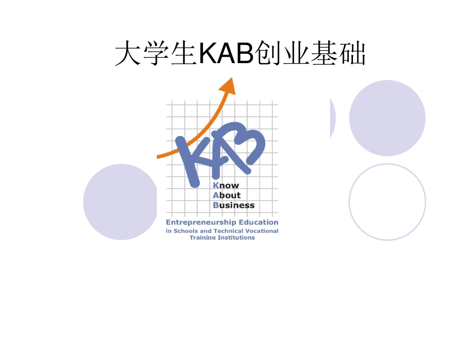 大學(xué)生kab創(chuàng)業(yè)基礎(chǔ)全PPT課件.ppt_第1頁(yè)