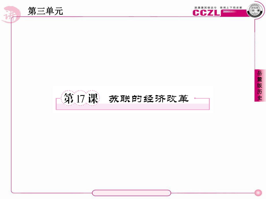 《苏联的经济改革》PPT课件.ppt_第1页