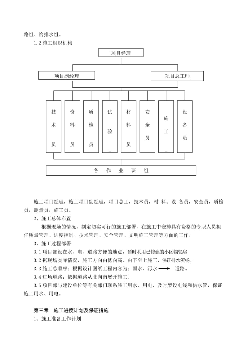 小区排水道路施工方案.doc_第3页