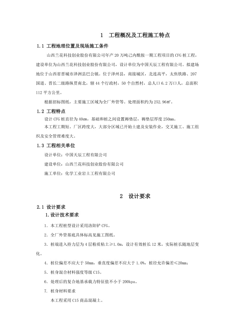 产20万吨己内酰胺一期工程项目cfg桩工程施工方案.docx_第2页