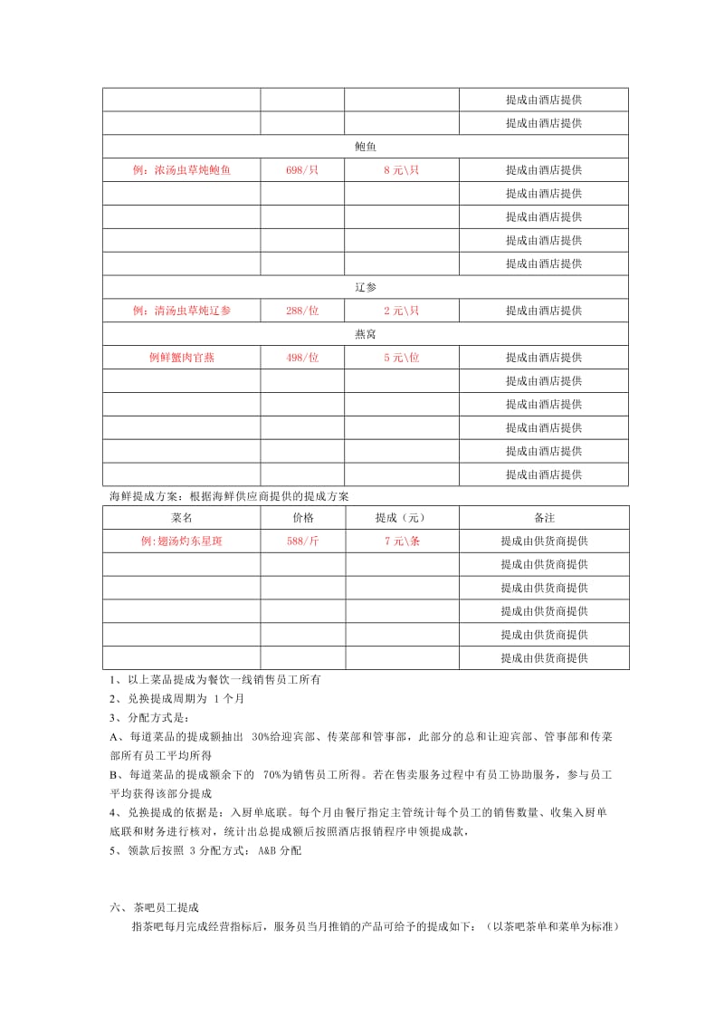 酒店餐饮部销售提成方案.doc_第3页