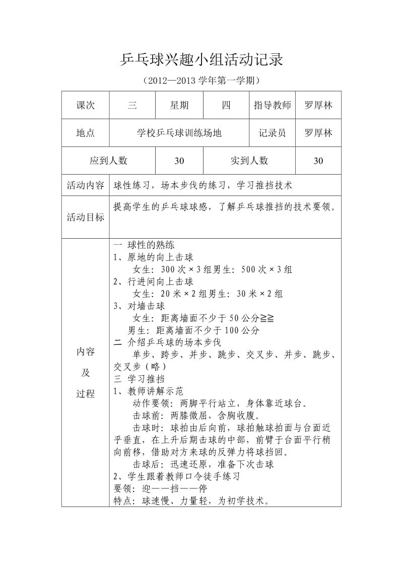 乒乓球社团活动记录.doc_第3页