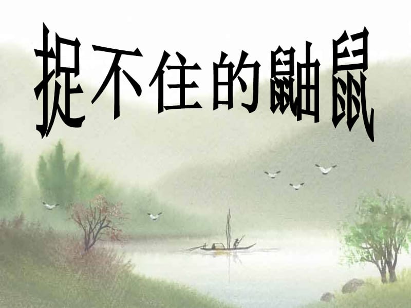 《捉不住的鼬鼠》PPT课件.ppt_第1页