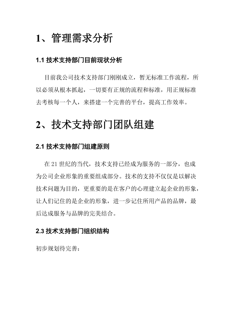 技术支持部门规划方案建议书.doc_第3页