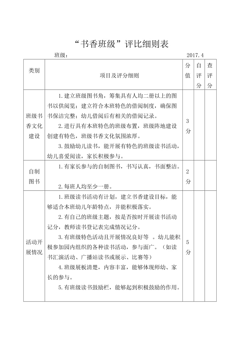 书香班级评比方案.doc_第3页