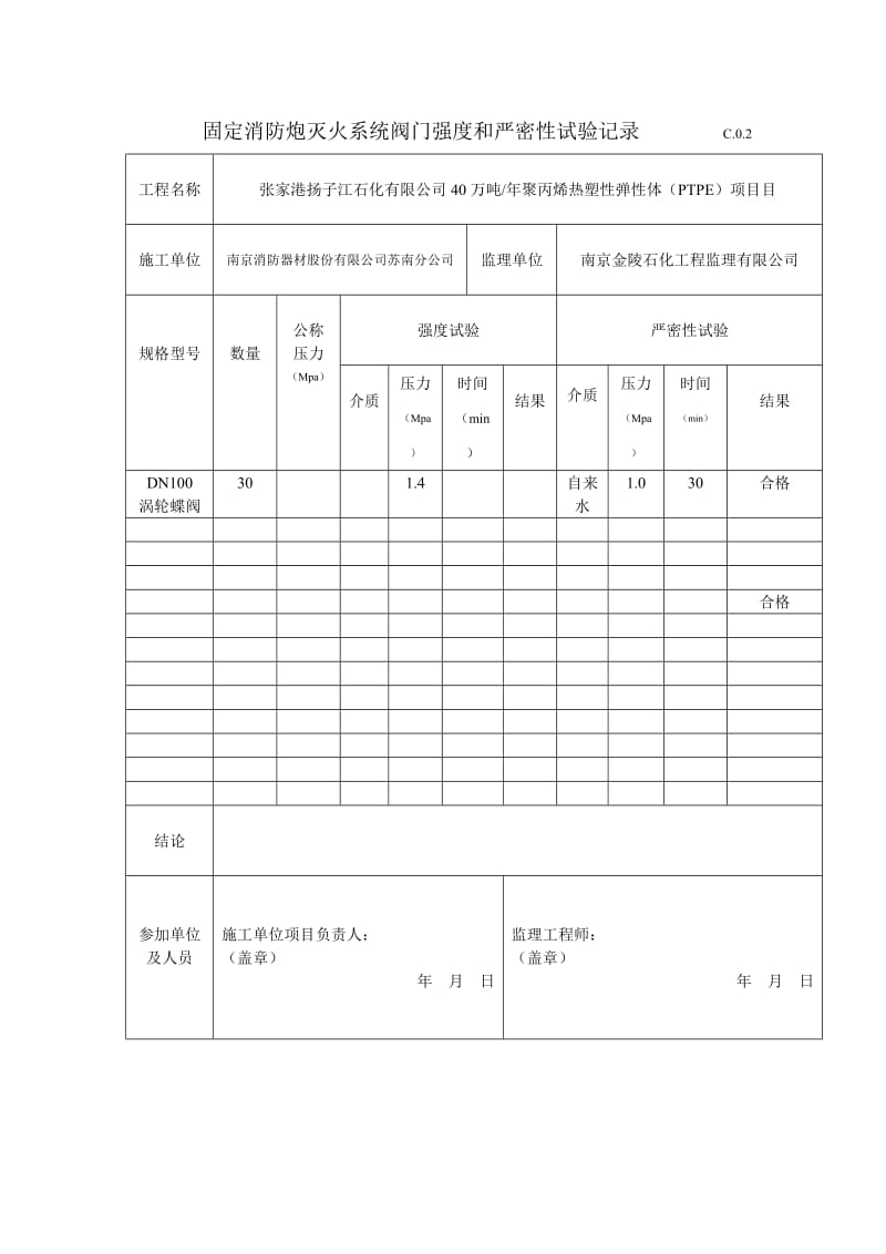 固定消防炮灭火系统验收资料表.doc_第2页