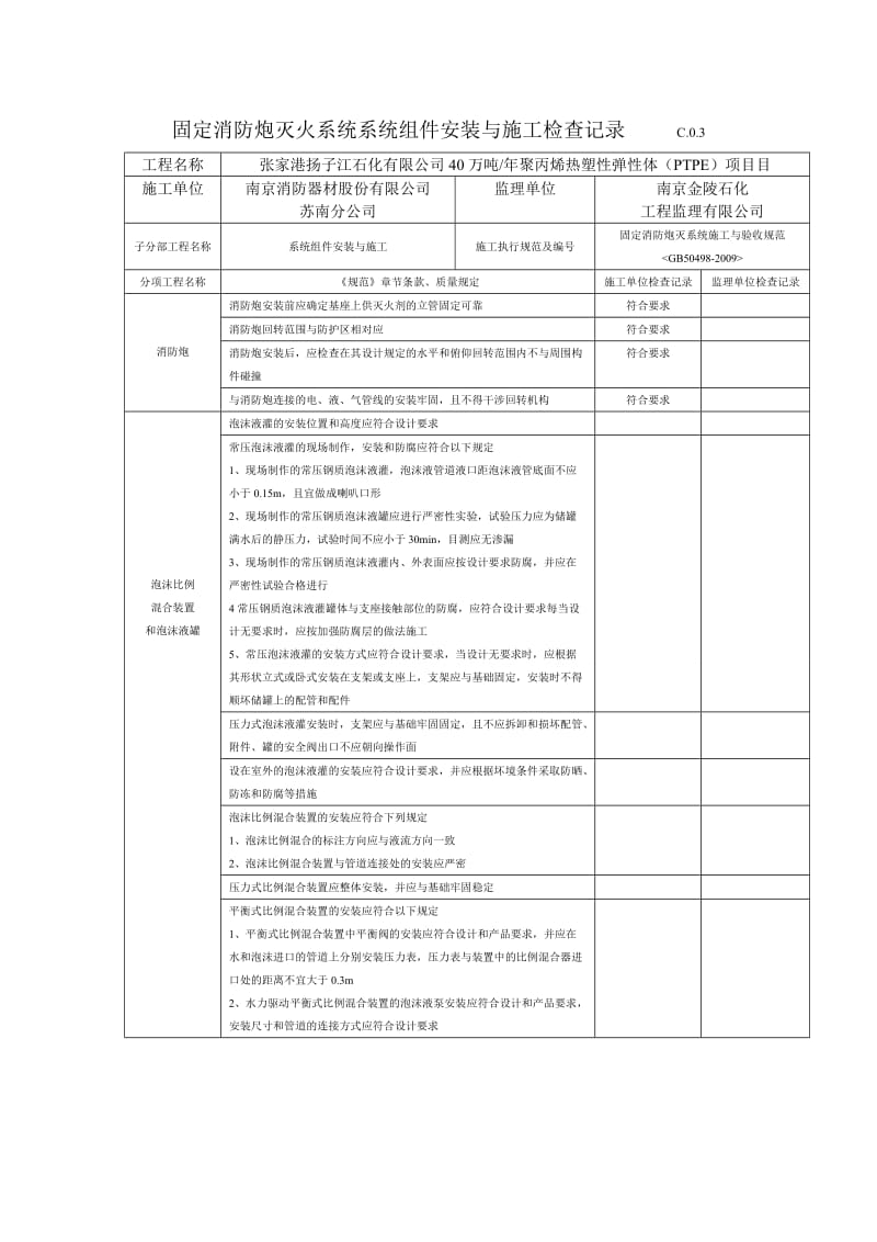 固定消防炮灭火系统验收资料表.doc_第3页