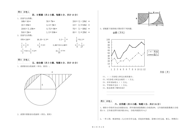 河北省2019年小升初数学能力检测试题A卷 含答案.doc_第2页