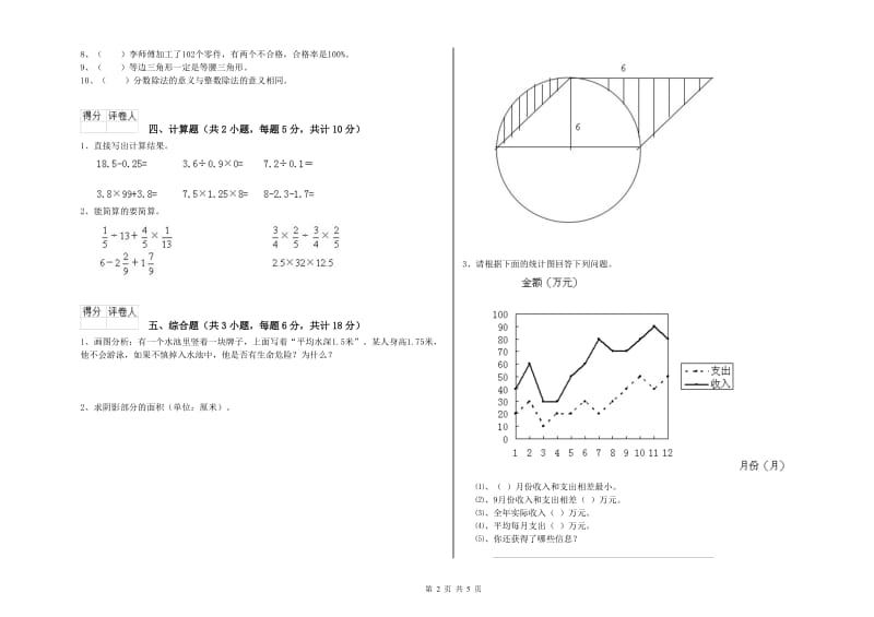 河北省2019年小升初数学综合检测试题A卷 附解析.doc_第2页