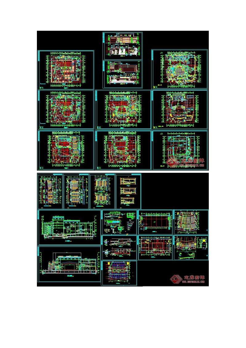 影剧院CAD施工图纸.doc_第3页