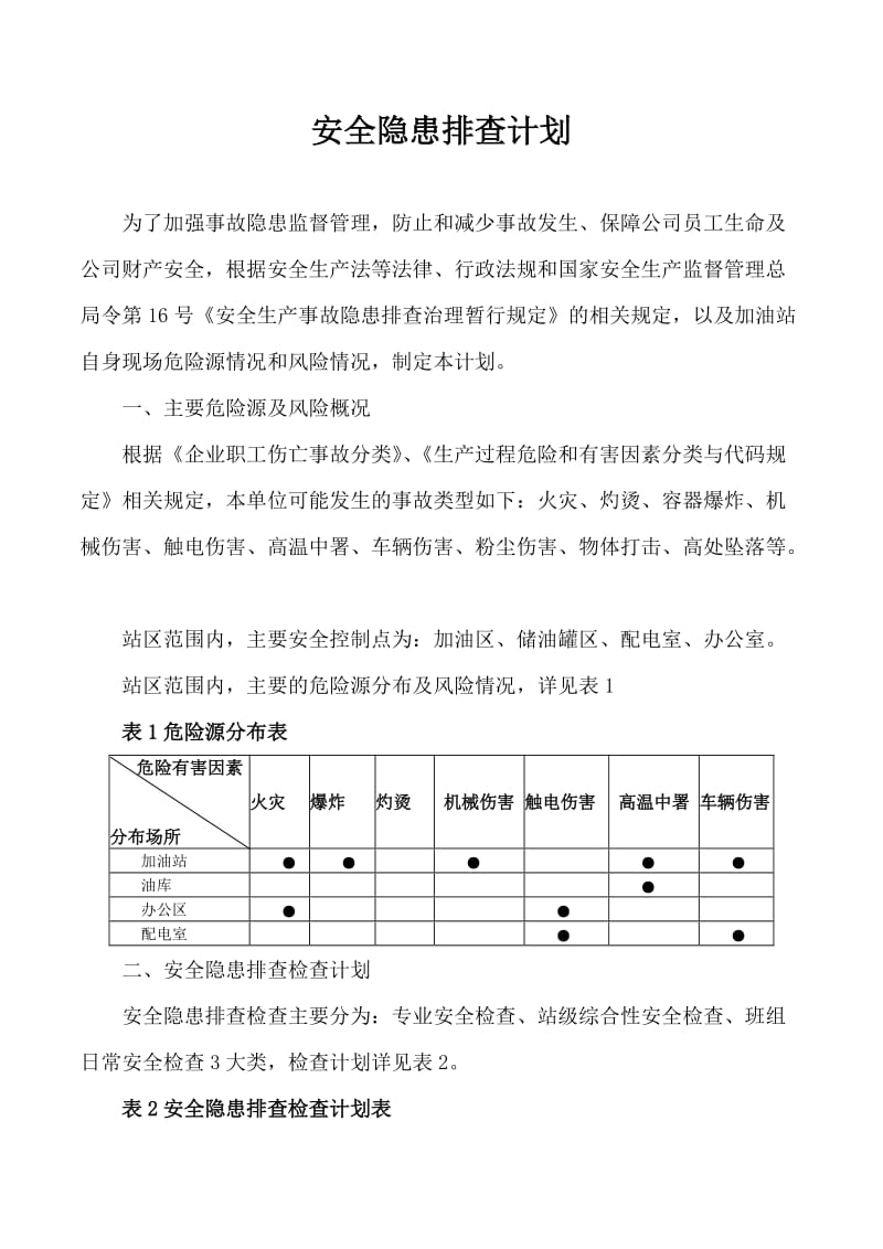 兖州新驿加油站隐患排查计划.doc_第2页