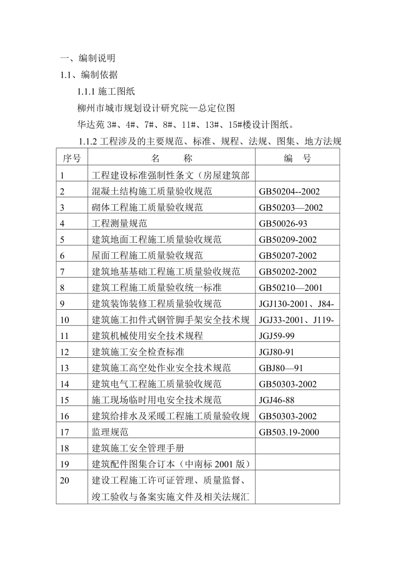 华达苑施工组织设计.doc_第1页