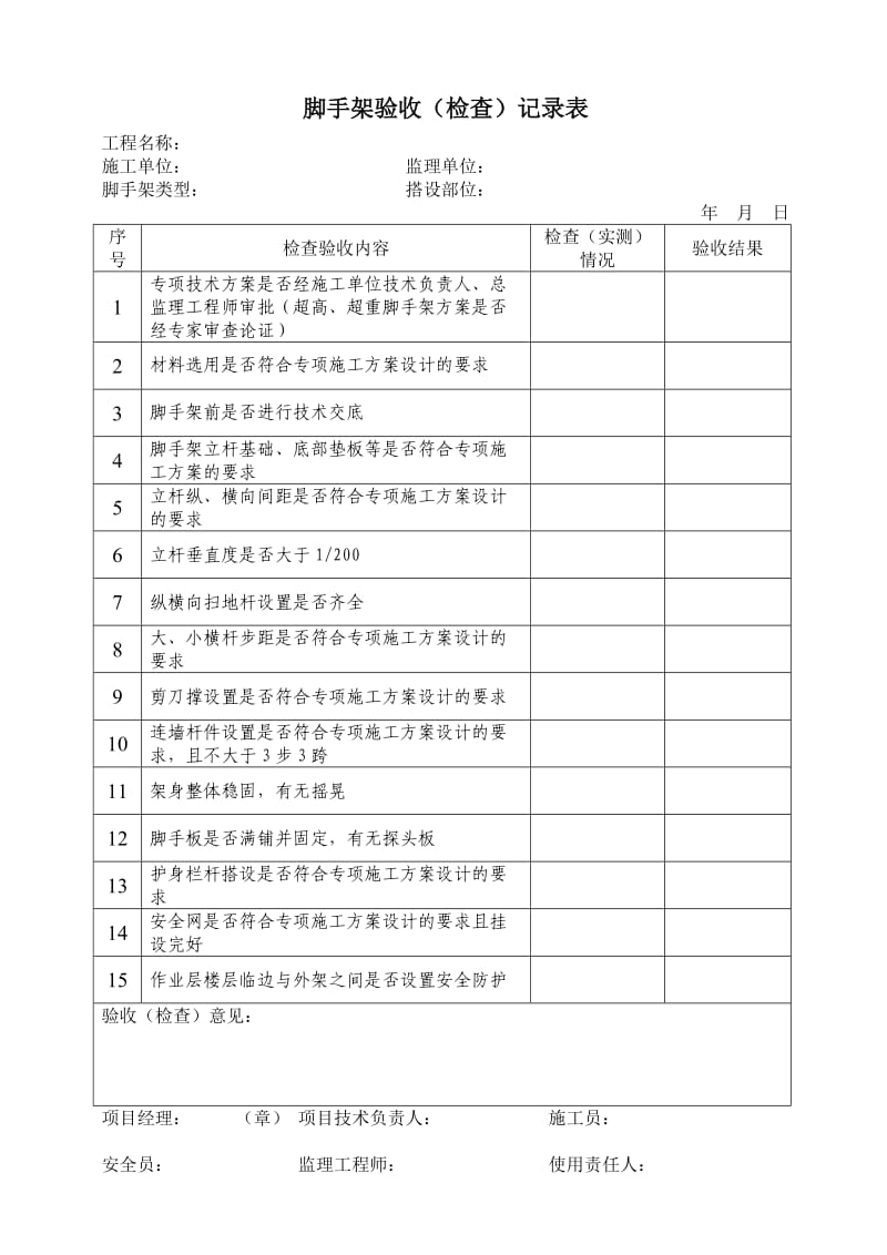 脚手架验收记录.doc_第1页