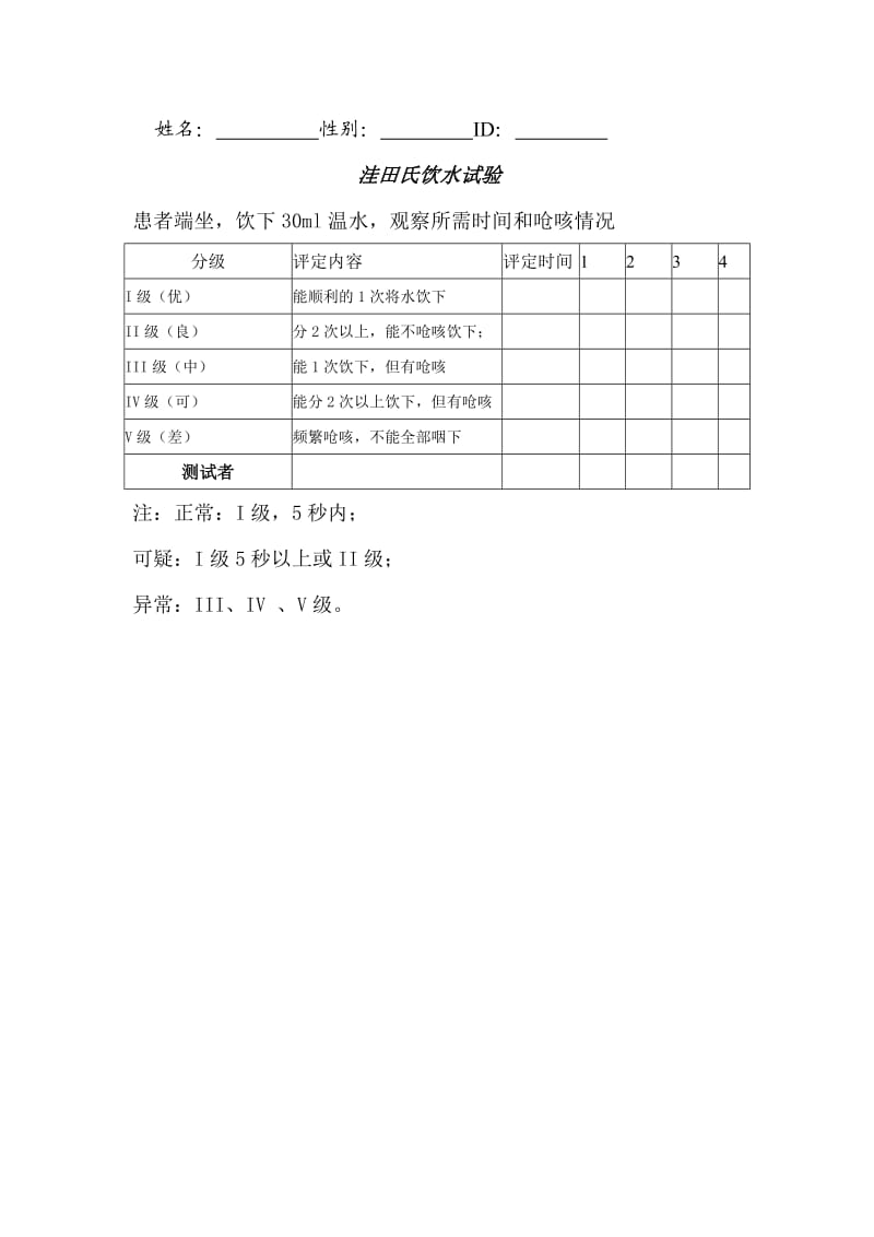 脑中风评估表.doc_第1页