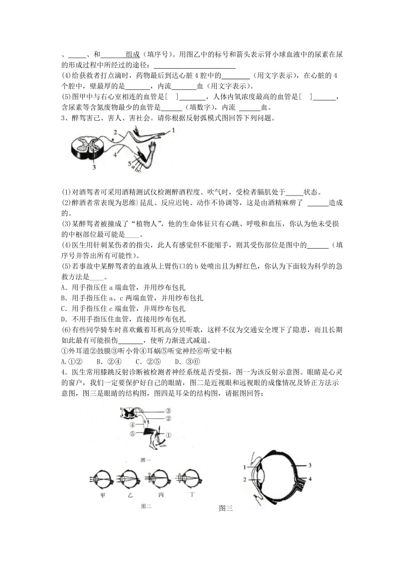 人教版生物七下综合题.doc_第2页