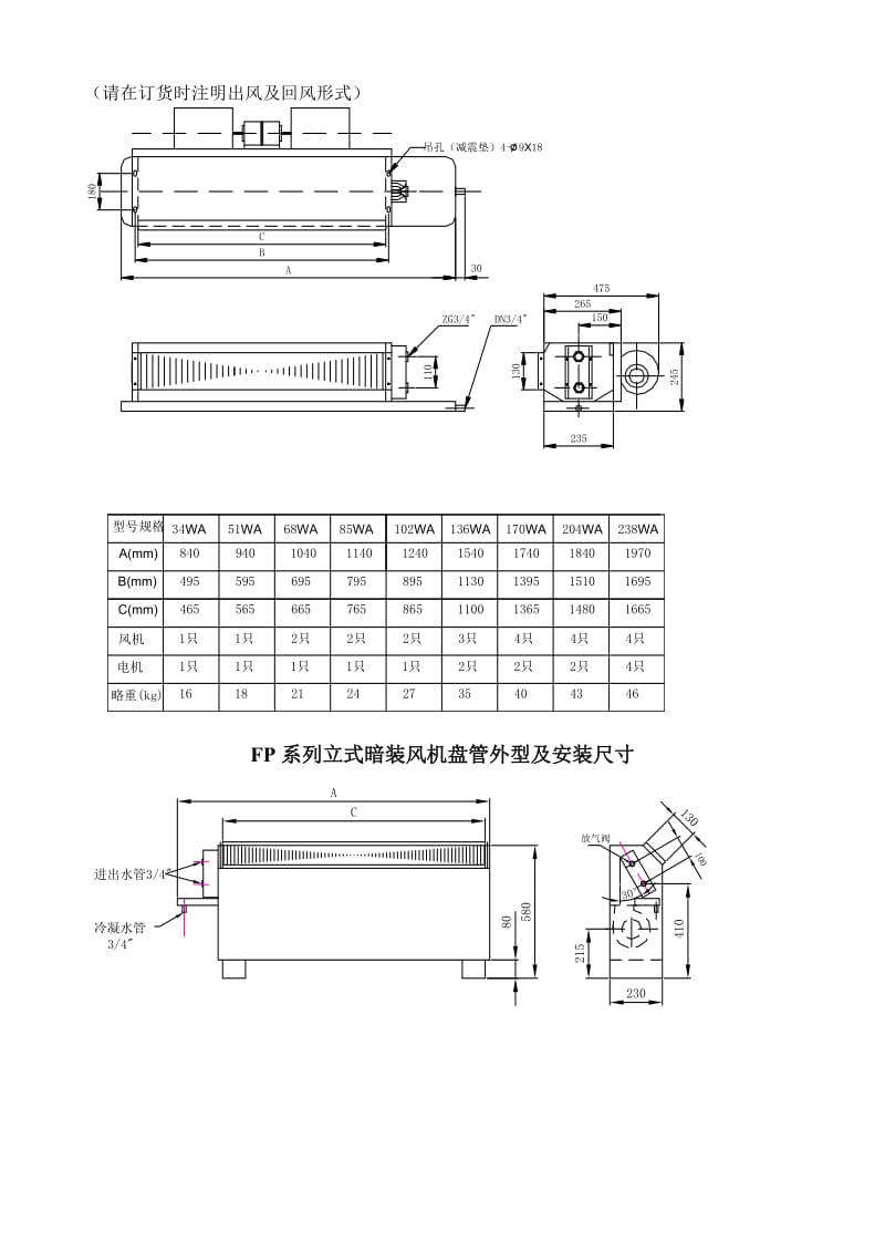 风机盘管型号参数表.doc_第3页