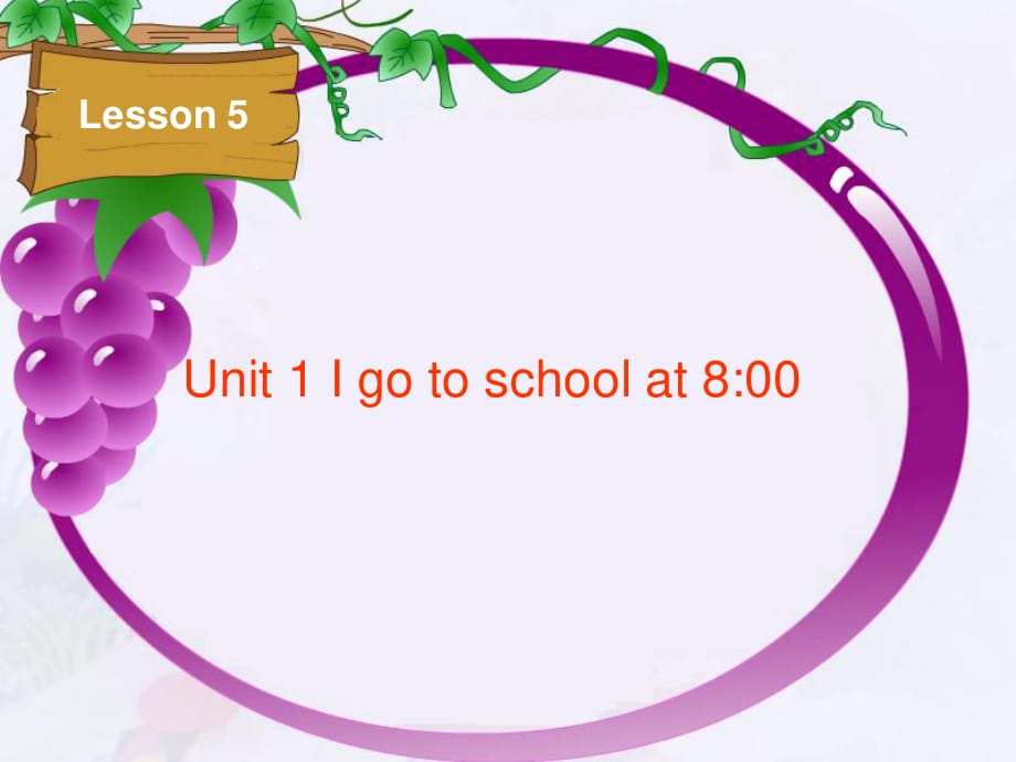 人教版（精通）英語(yǔ)六上《Unit 1 I go to school at 8：00》ppt課件3.ppt_第1頁(yè)