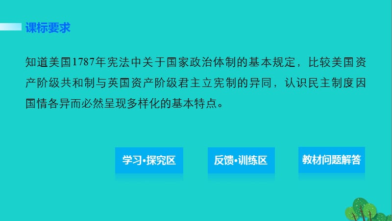 2016-2017学年高中历史第四单元构建资产阶级代议制的政治框架3美国代议共和制度的建立课件新人教版选修.ppt_第2页