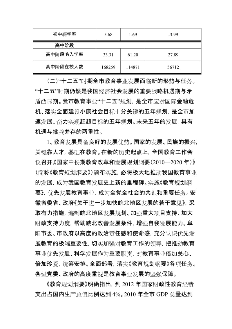 阜阳市教育事业第十二个五年发展规划.doc_第3页