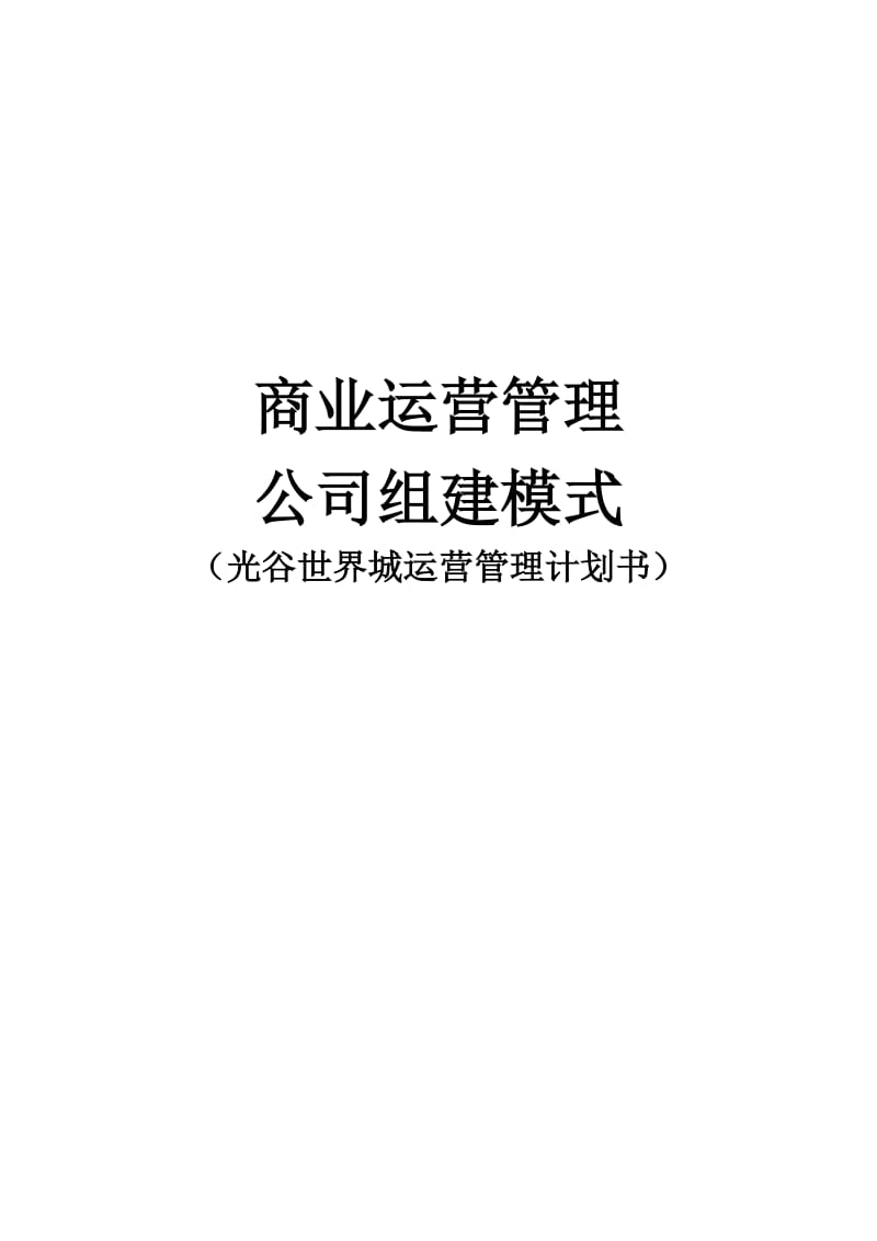 商业运营管理计划书.doc_第1页