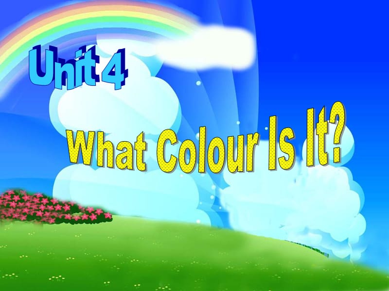 重大版英語三年級上冊Unit 4《What colour is it》ppt課件1.ppt_第1頁