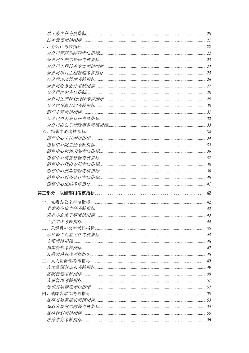 房地产公司绩效考核指标大全.doc_第2页