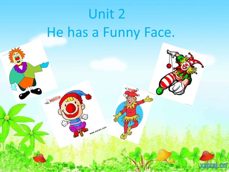 重大版英語四年級上冊Unit 2《He has a funny face》ppt課件7.ppt_第1頁