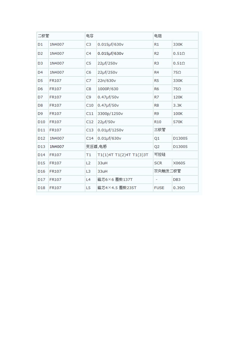 欧普节能灯电子镇流器电路.doc_第2页