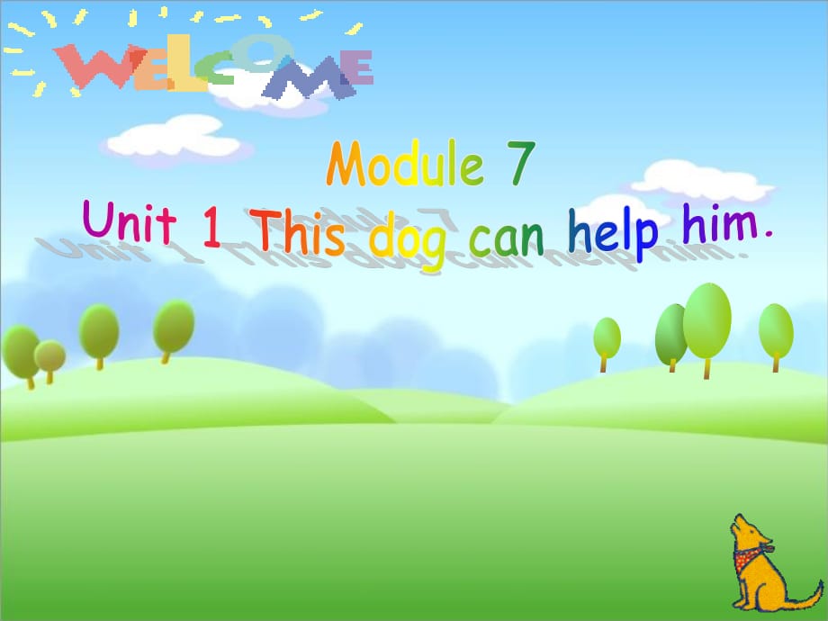 外研版（一起）五上Module 7《Unit 1 This dog can help him》ppt課件6.ppt_第1頁(yè)