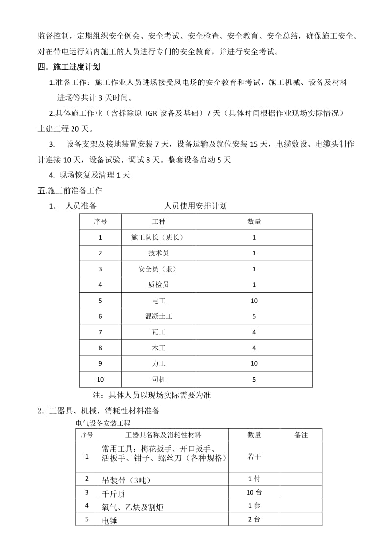 浩日格吐风电场SVG-安装工程方案.docx_第3页