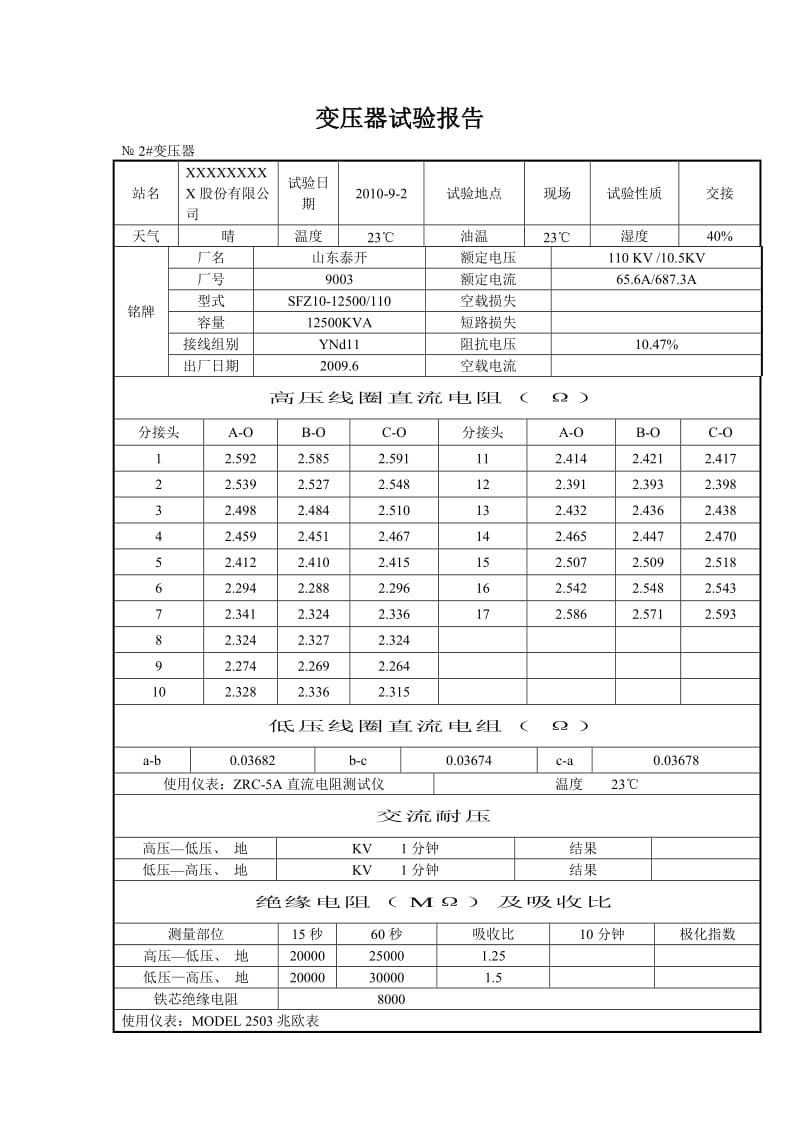 KV变电站电气试验.doc_第1页