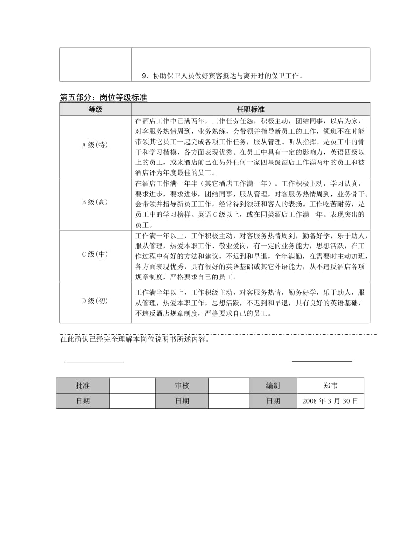 行李生岗位说明书.doc_第2页