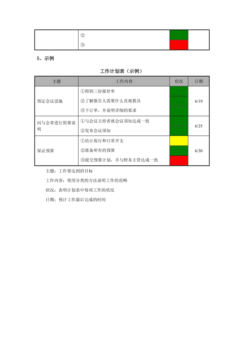 工作计划表(常用工具).doc_第2页